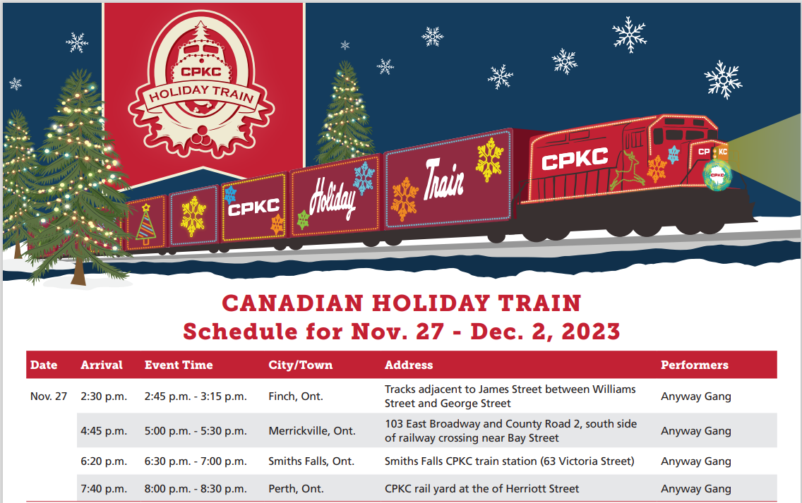 CPKC Holiday Train